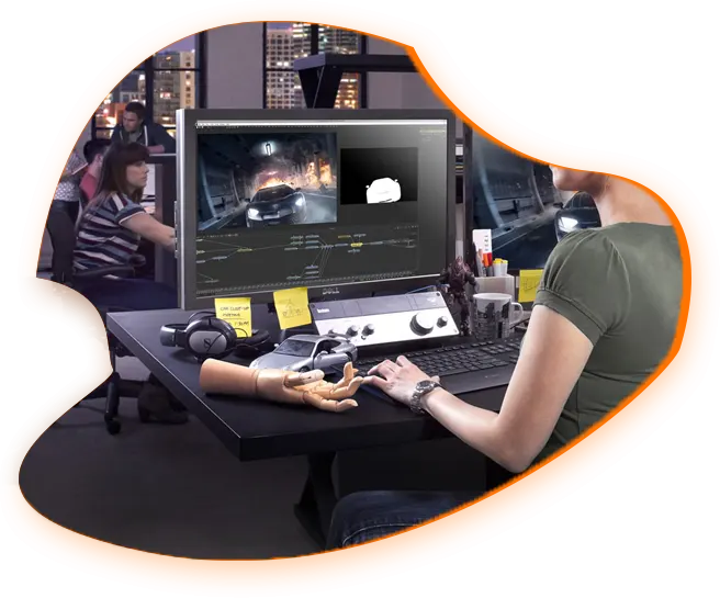 Two Girls working together